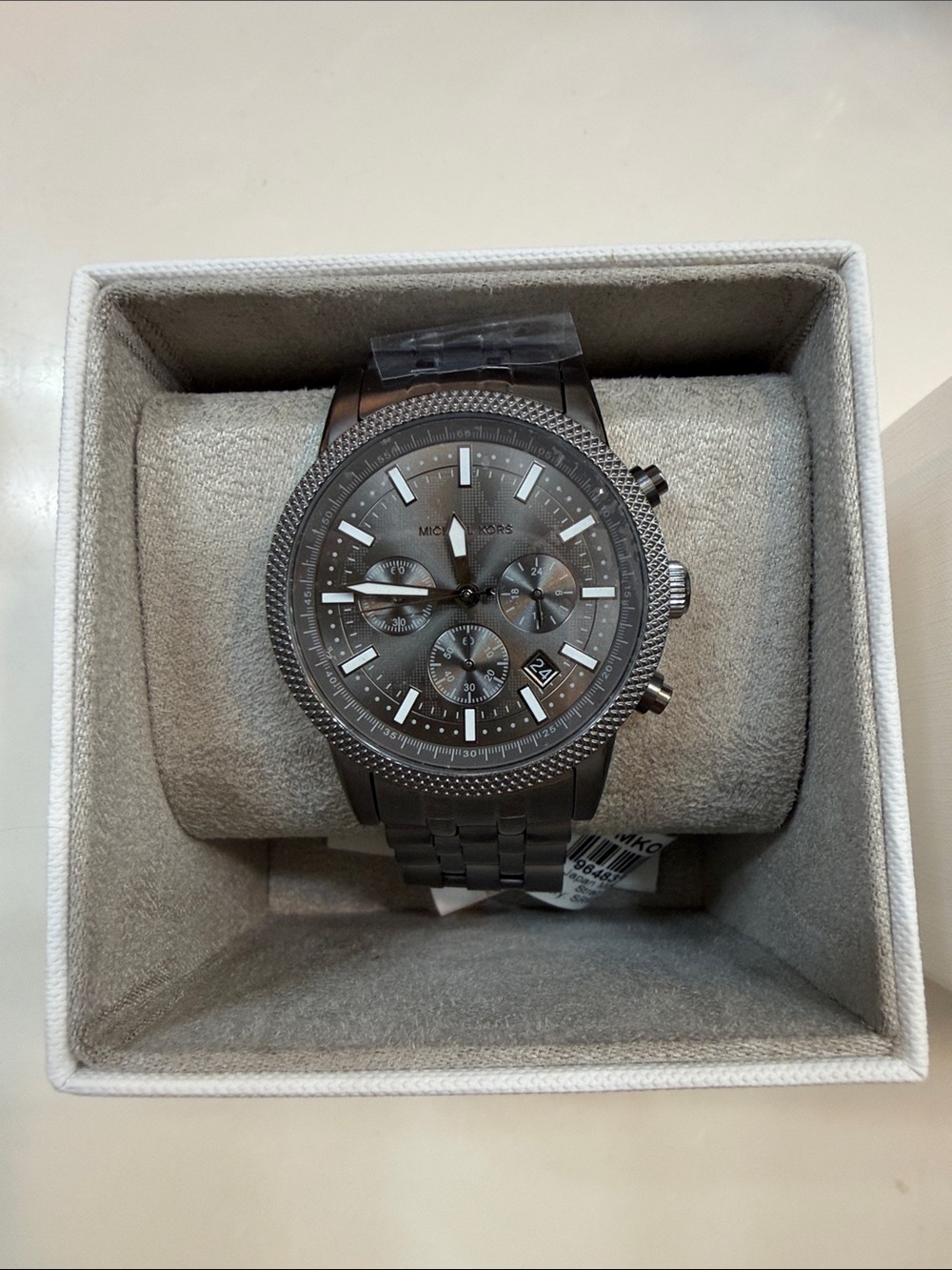 Michael Kors Gunmetal Gray Stainless Chronograph Watch